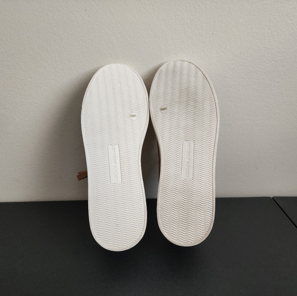 Lucky Brand Laurina Brown Cream Leather Fashion Sneakers Women's Shoes Size 9.5 - Picture 9 of 11